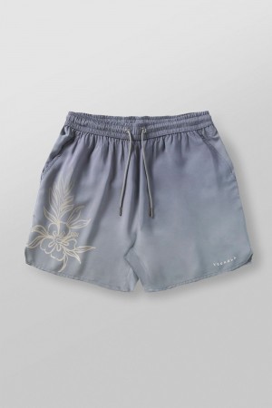 Young LA 1006 - Miami Sunset Shorts Blauw | MDPJE6572