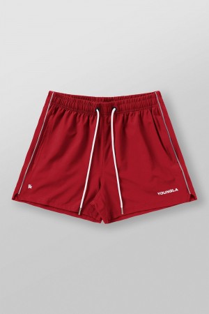 Young LA 1021 - Leg Day Shorts Rood | EMQHW7546