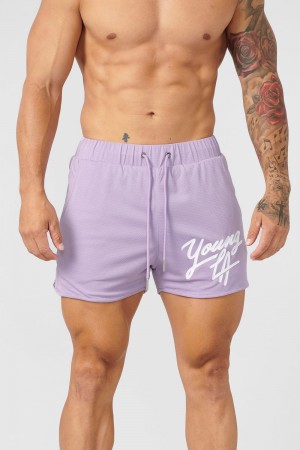 Young LA 104 Legacy Shorts Paars | VPNTK7068