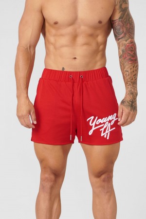 Young LA 104 Legacy Shorts Rood | ORBQX5306