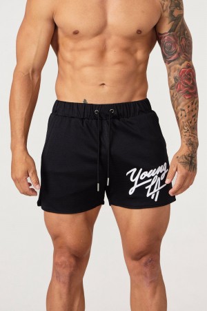 Young LA 104 Legacy Shorts Zwart | RXGIV8675