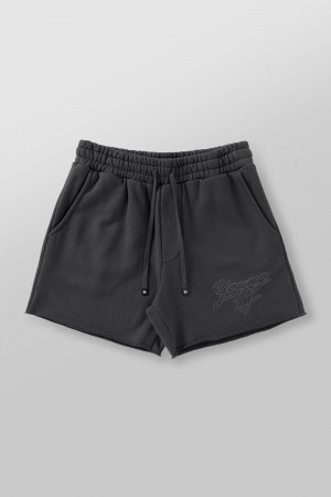 Young LA 1063 - Effortless Sets - Shorts Donkergrijs | WPMBF8604