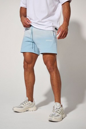 Young LA 1102 - Ultra-Soft Faded Shorts Blauw | XFIAR5871