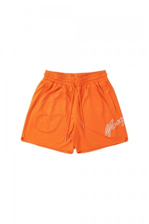 Young LA 117 Sig Shorts Oranje | XVDML2736