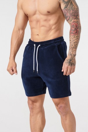 Young LA 119 Cord Collection - Shorts Donkerblauw | RZPNJ5074