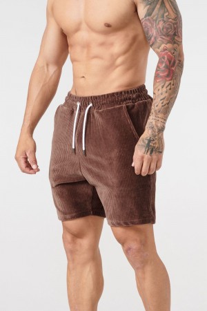 Young LA 119 Cord Collection - Shorts Donkerbruin | BLTUQ6842