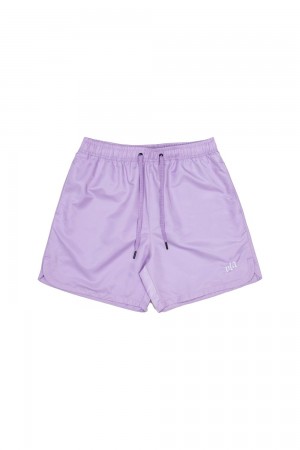 Young LA 123 Pastel Flow Shorts Paars | MFOJR1356