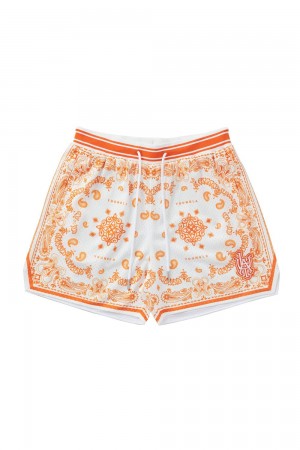 Young LA 132 Infamous Bandana Shorts Oranje | WPHXJ5482