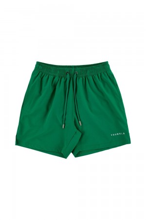 Young LA 140 Frooty Swim Shorts Groen | MNACL5107