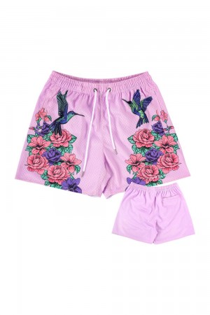 Young LA 141 The Block Party Shorts Roze | GEYCI1260