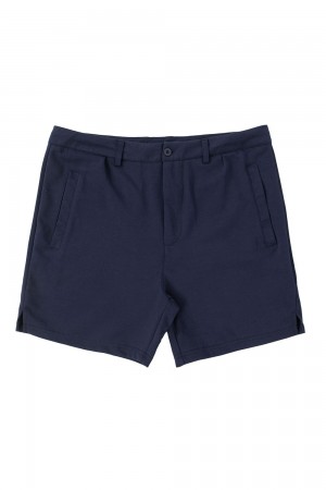 Young LA 145 Casual Chino Shorts Donkerblauw | YBSQN7186