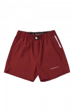 Young LA 146 Sprint Shorts Bordeaux | GZOFU5416