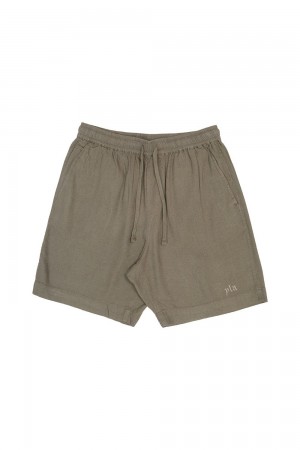 Young LA 147 - Simply Linen Shorts Olijfgroen | RLJFC0198