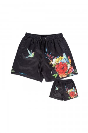 Young LA 150 After Party Shorts Zwart | DACVH8906