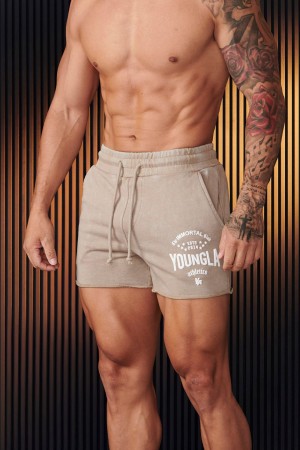 Young LA 152 - Immortal Shorts Beige | FQEMO5826