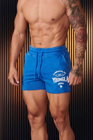 Young LA 152 - Immortal Shorts Blauw | YOALK0782