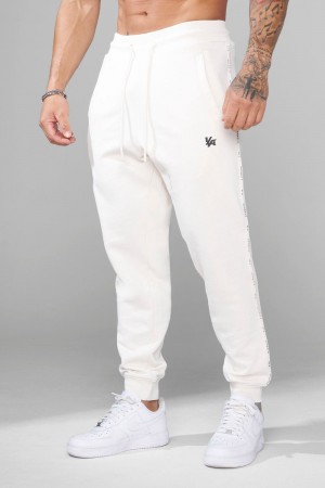 Young LA 2006 - Piping Collection - Joggers Wit | HRAWV7635