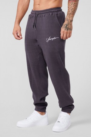 Young LA 207 Cozy Thermal Joggers Donkerblauw | CYOLD5710