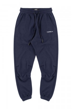 Young LA 210 Kick-Back Joggers Donkerblauw | BTHJL3205