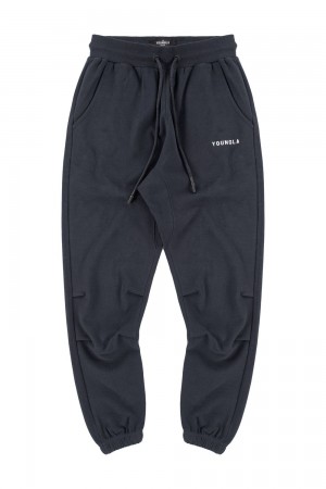 Young LA 210 Kick-Back Joggers Donkergrijs | ODUJS0173