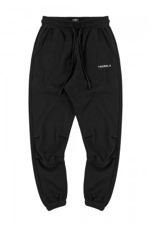 Young LA 210 Kick-Back Joggers Zwart | WPCEJ2038