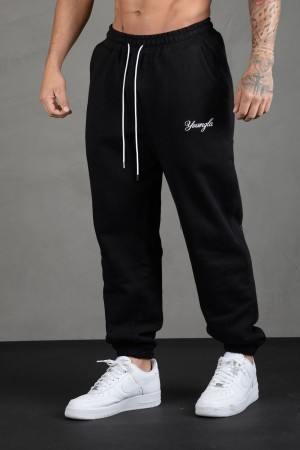 Young LA 211 For Him Joggers Zwart | UWSNZ8951