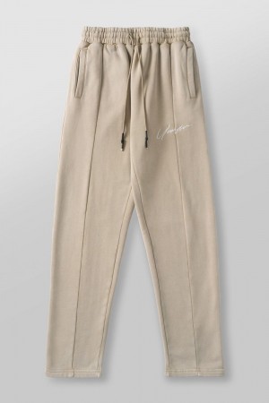 Young LA 229 - Frontline Sweat Pants Beige | QWZDM9586