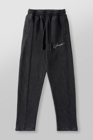 Young LA 229 - Frontline Sweat Pants Zwart | GIQZM3812