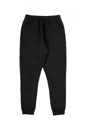 Young LA 245 Autograph Joggers Zwart | OCGHZ9324