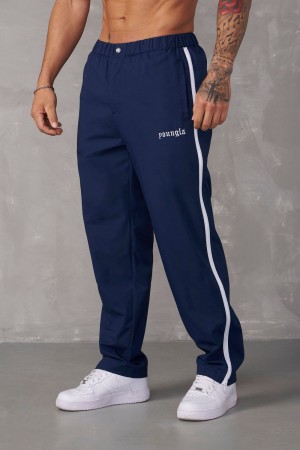 Young LA 246 - Side Zipper Joggers Donkerblauw | NWXMO9013