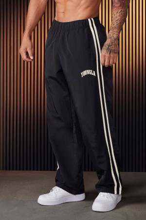 Young LA 249 - Flagship Track Pants Zwart | GAXHO6925