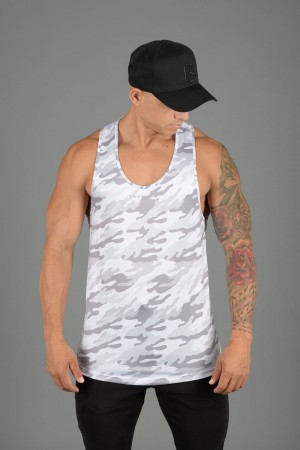 Young LA 305 Performance Line Tank Tops Camo | DXALZ4201