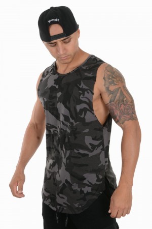 Young LA 308 Muscle Tanks Camo | VBZKI6893