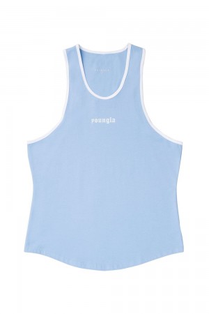 Young LA 319 - Pristine Tank Tops Blauw | VOMCQ8467