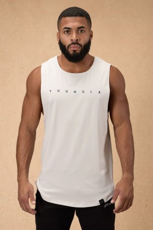 Young LA 332 Infinity Muscle Tanks Wit | MLIWJ3279