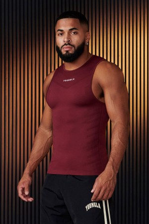 Young LA 343 - Supervillain Compression Tanks Bordeaux | RBGQV0617