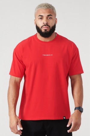 Young LA 401 Essential Jacked Tees Rood | OSTLV4036