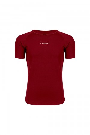 Young LA 403 Elite Tees Rood | CMJVZ3476