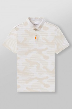 Young LA 4069 - Tee Time Golf Polos Beige | FZWPH5896