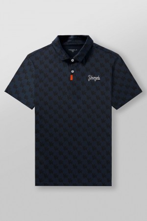 Young LA 4069 - Tee Time Golf Polos Donkerblauw | VBSPF5390