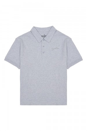 Young LA 412 Jacked Polo Tees Grijs | CLTAR5760