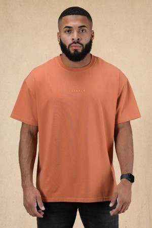 Young LA 420 Essential Oversized Tee Oranje | ITOFB0348