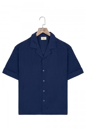 Young LA 468 Clase Shirts Donkerblauw | CUSJW9078