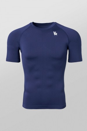 Young LA 477 - Combat Compression Tees Donkerblauw | EDZSK5938