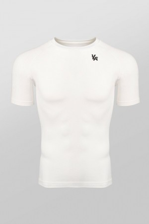 Young LA 477 - Combat Compression Tees Wit | ECUAK5189