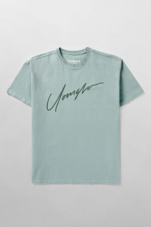 Young LA 479 - Tonal Tees Aqua | QEVBT1724