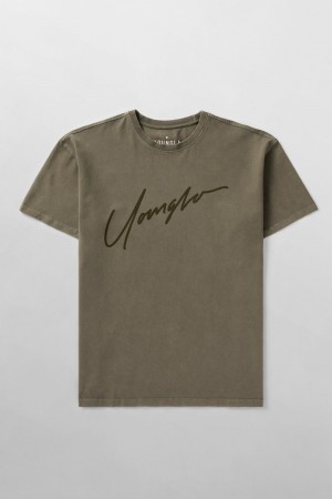 Young LA 479 - Tonal Tees Olijfgroen | TCJMQ8914