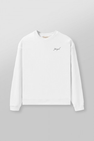 Young LA 5004 - Cloud Comfort Set - Crewneck Wit | VWQYT9608