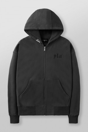 Young LA 5066 - Metal Zip-Up Donkergrijs | BRAYV4826