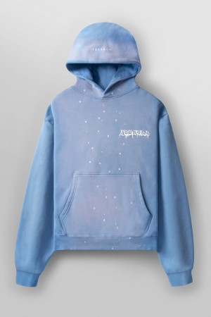 Young LA 5081 - Graffiti Hoodies Blauw | OPRAK2531